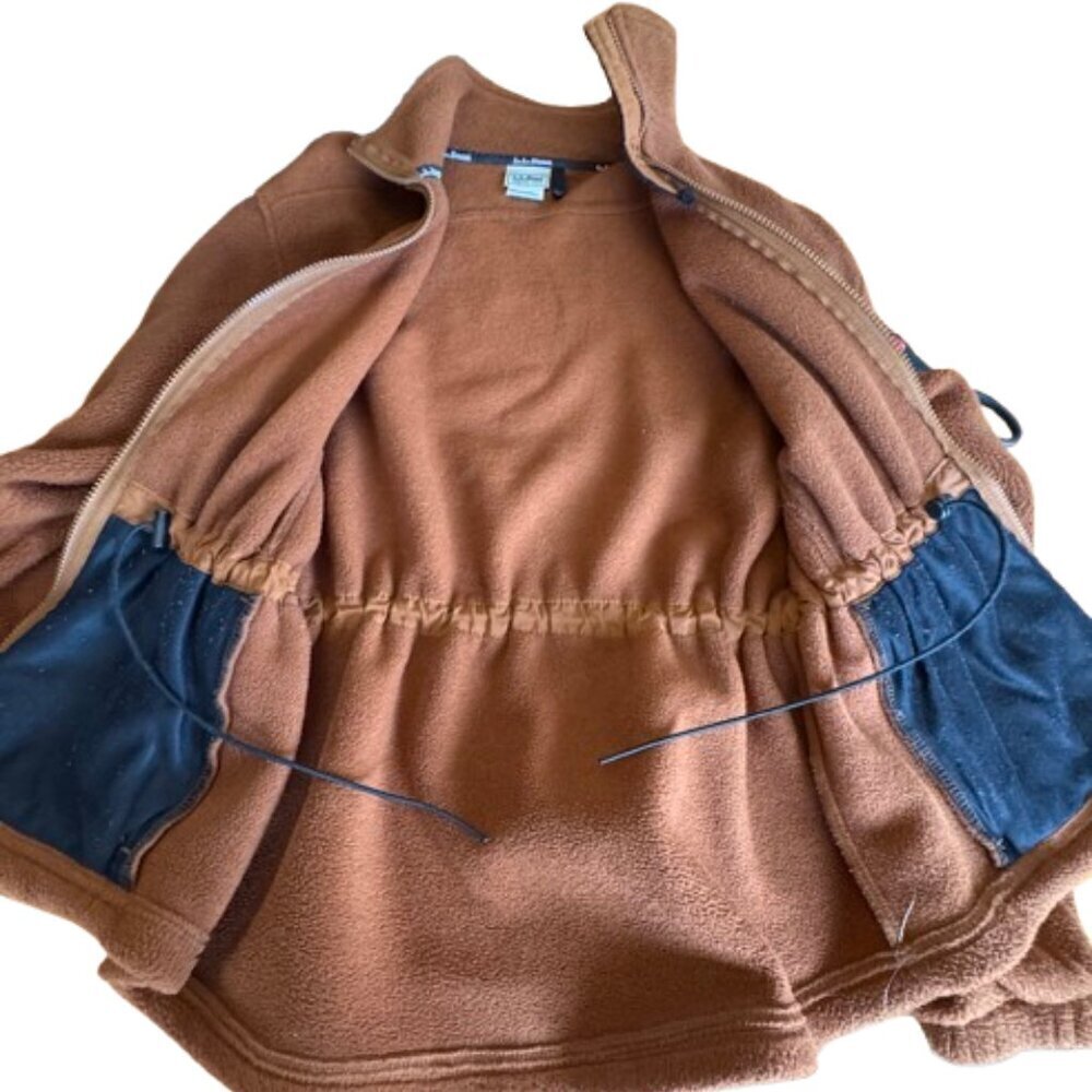 LL Bean Light weight fleece jacket size small - Picture 5 of 6